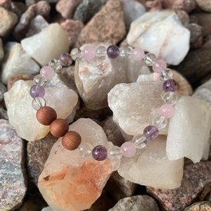 Aromatherapy Gemstone Bracelet Handmade